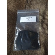 Archery - 10 x Tab - basic design in black leather (Medium to fit Right Hand)